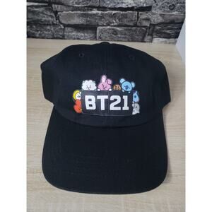 BT21 Black Graphic Dad Hat